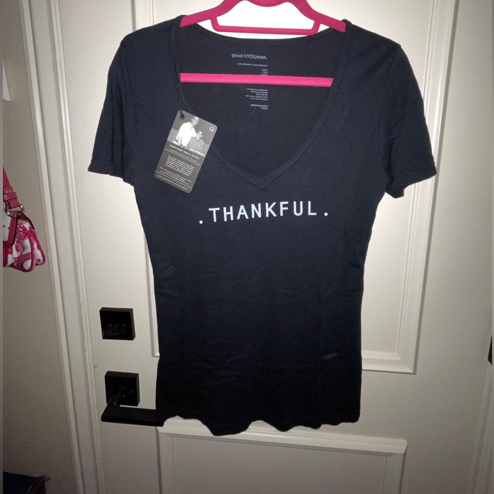 THANKFUL. Good hYOUman t shirt